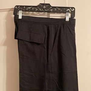 IE brand SILK black pants size 6- wide leg